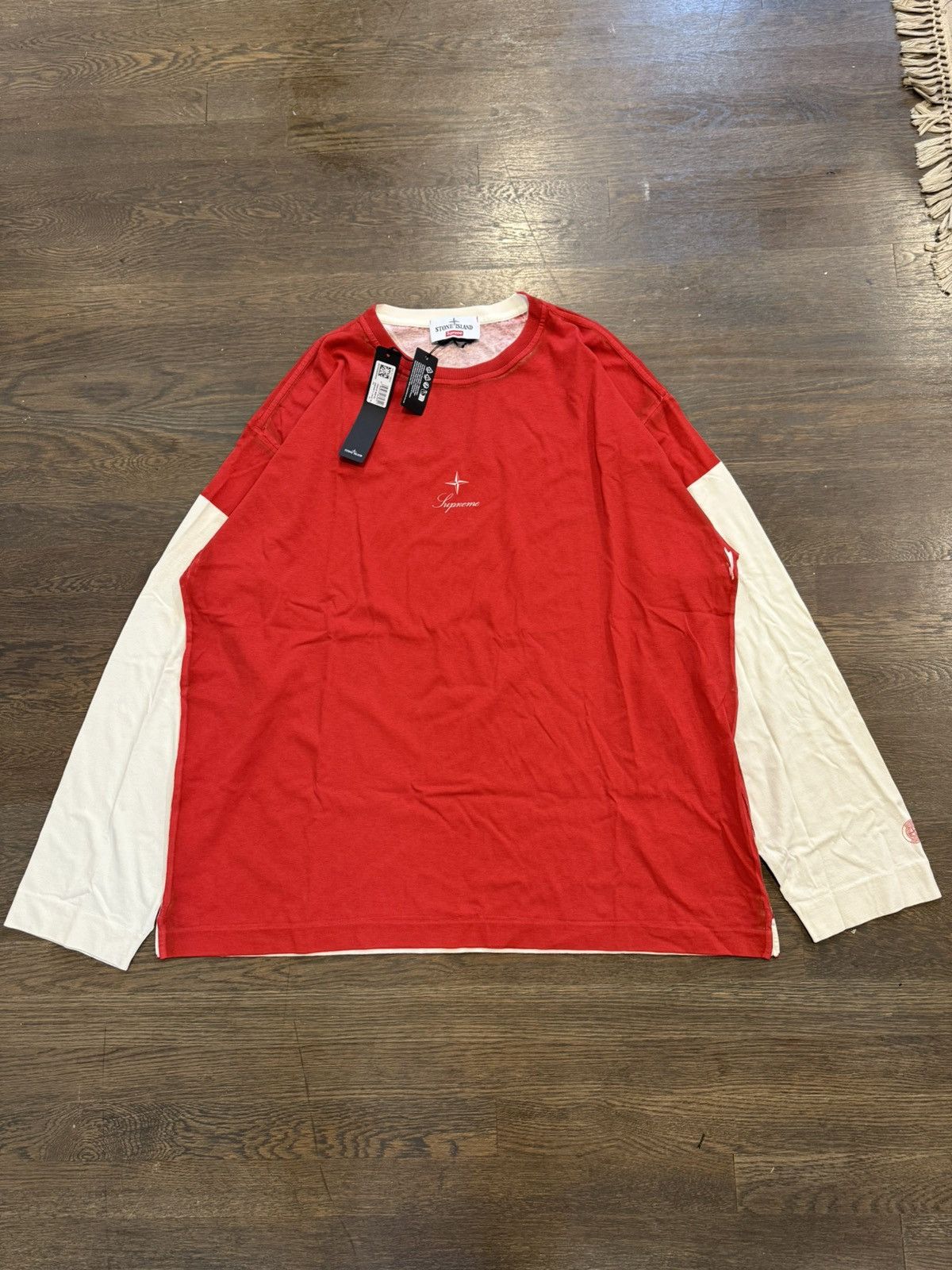 Stone Island × Supreme Supreme X Stone Island Quarter Zip LS Top