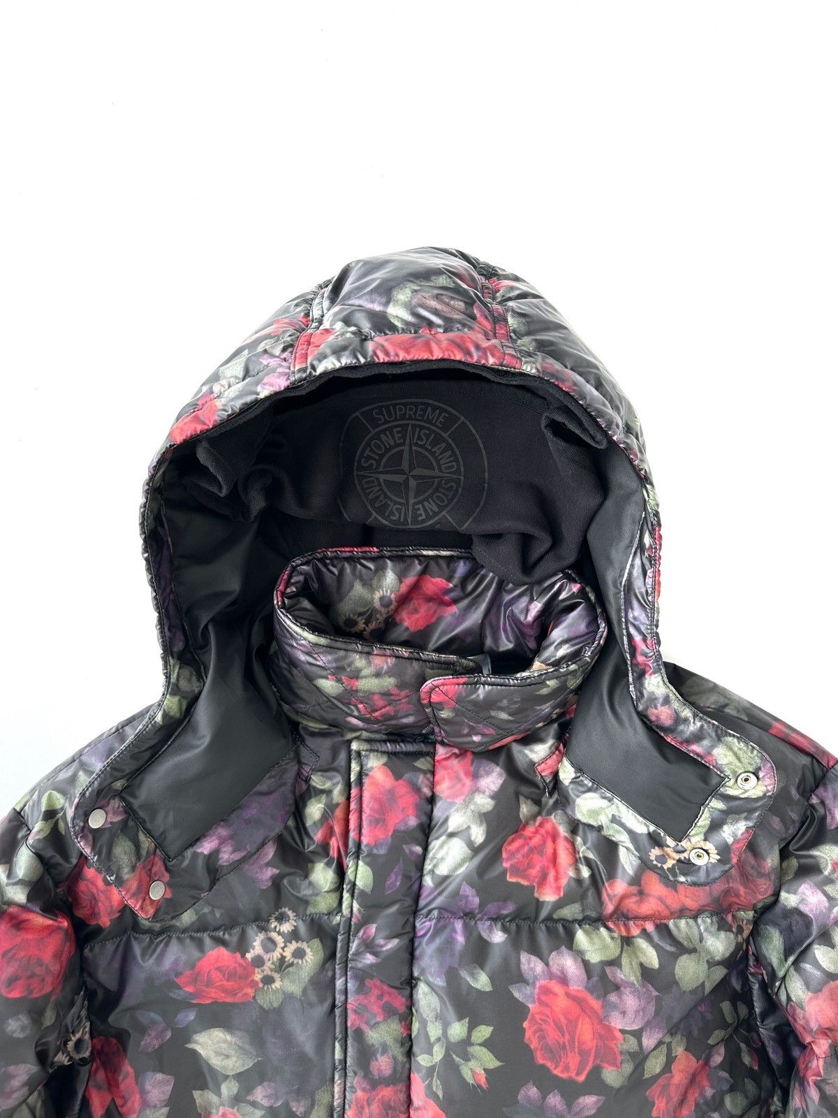 Stone Island × Supreme Stone Island x Supreme Lamy Cover Stampato Puffy Jacket Size US XL / EU 56 / 4 - 7 Thumbnail