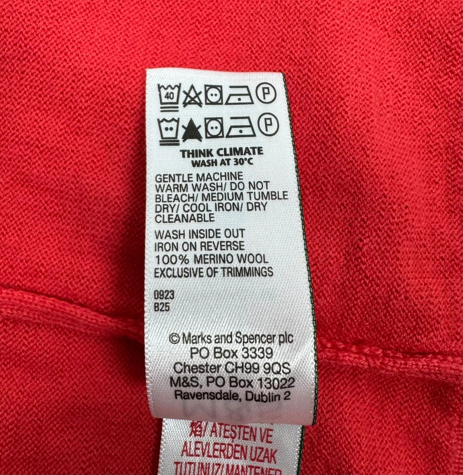 Other M&S Collection Extra Merino Wool Pullover Sweater size 18 Size XL / US 12-14 / IT 48-50 - 12 Thumbnail