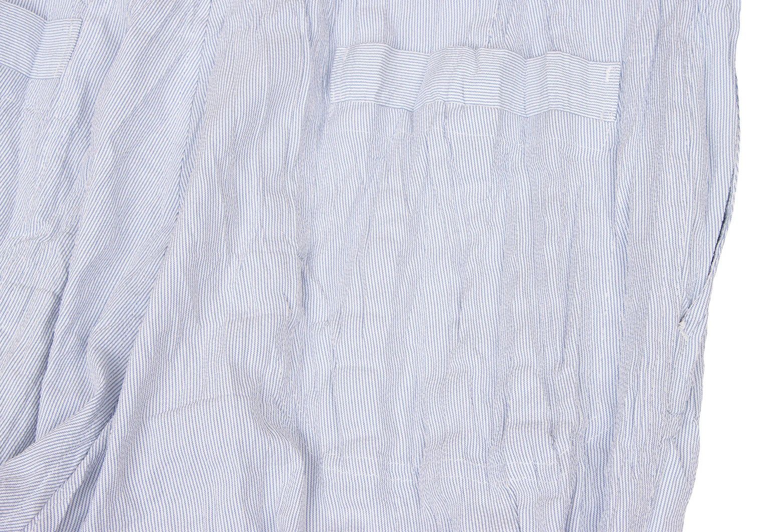 Issey Miyake Pleated Stripe Pants in Blue and White Size US 30 / EU 46 - 17 Thumbnail