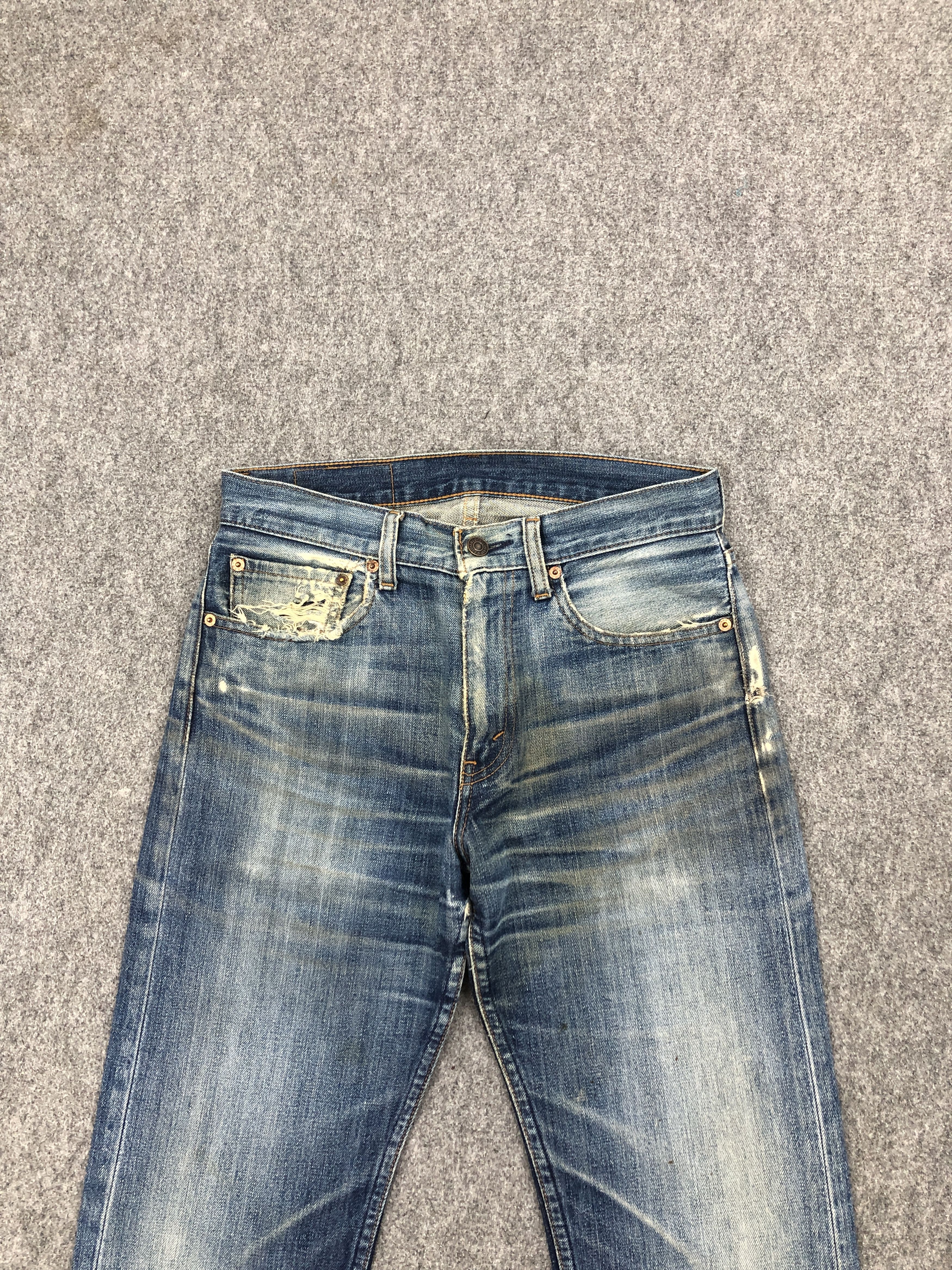Levi's × Vintage Vintage 90s Levis 505 Faded Blue Jeans Size US 30 / EU 46 - 2 Thumbnail