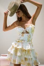 SABO TIE UP MINI DRESS🌟