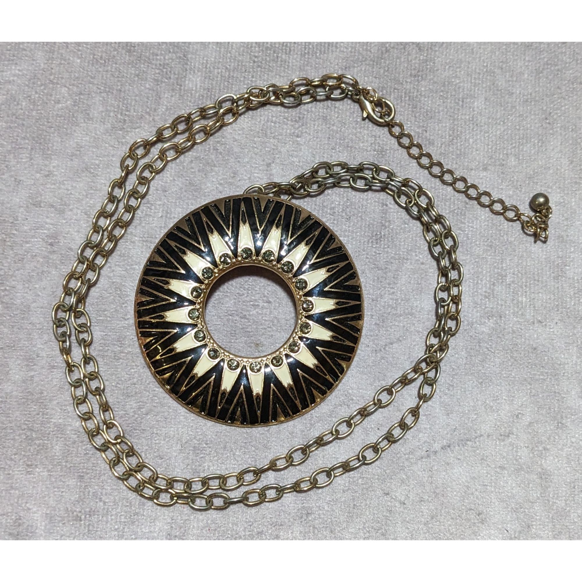 Other Vintage Boho Chic Sunburst Pendant Necklace Size ONE SIZE - 14 Thumbnail