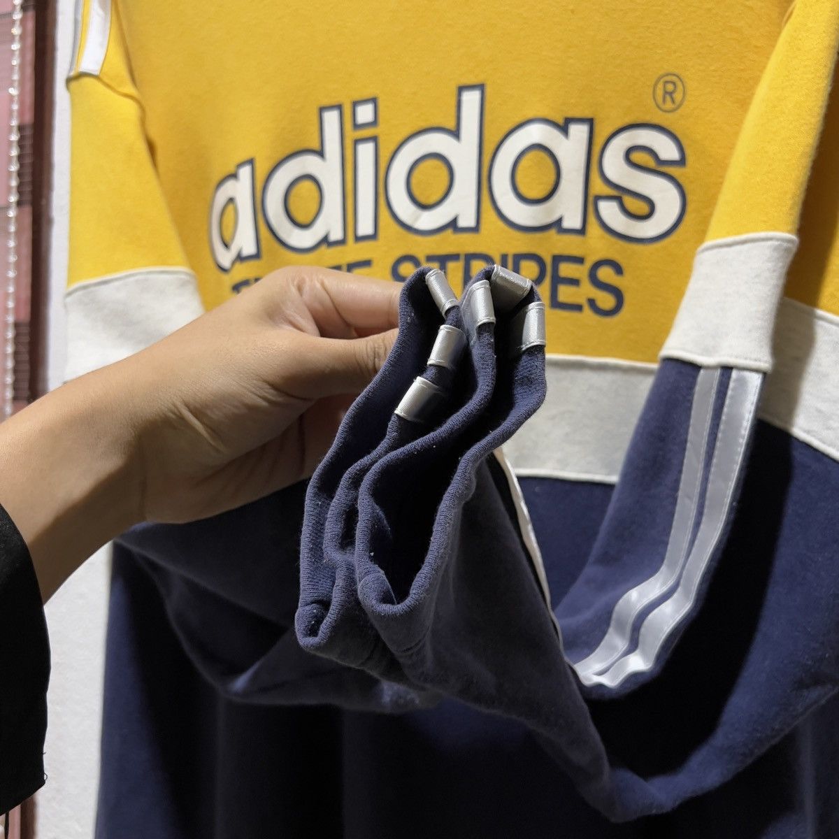 Adidas Adidas Vtg Three Stripe (Japan) Size US XL / EU 56 / 4 - 7 Thumbnail