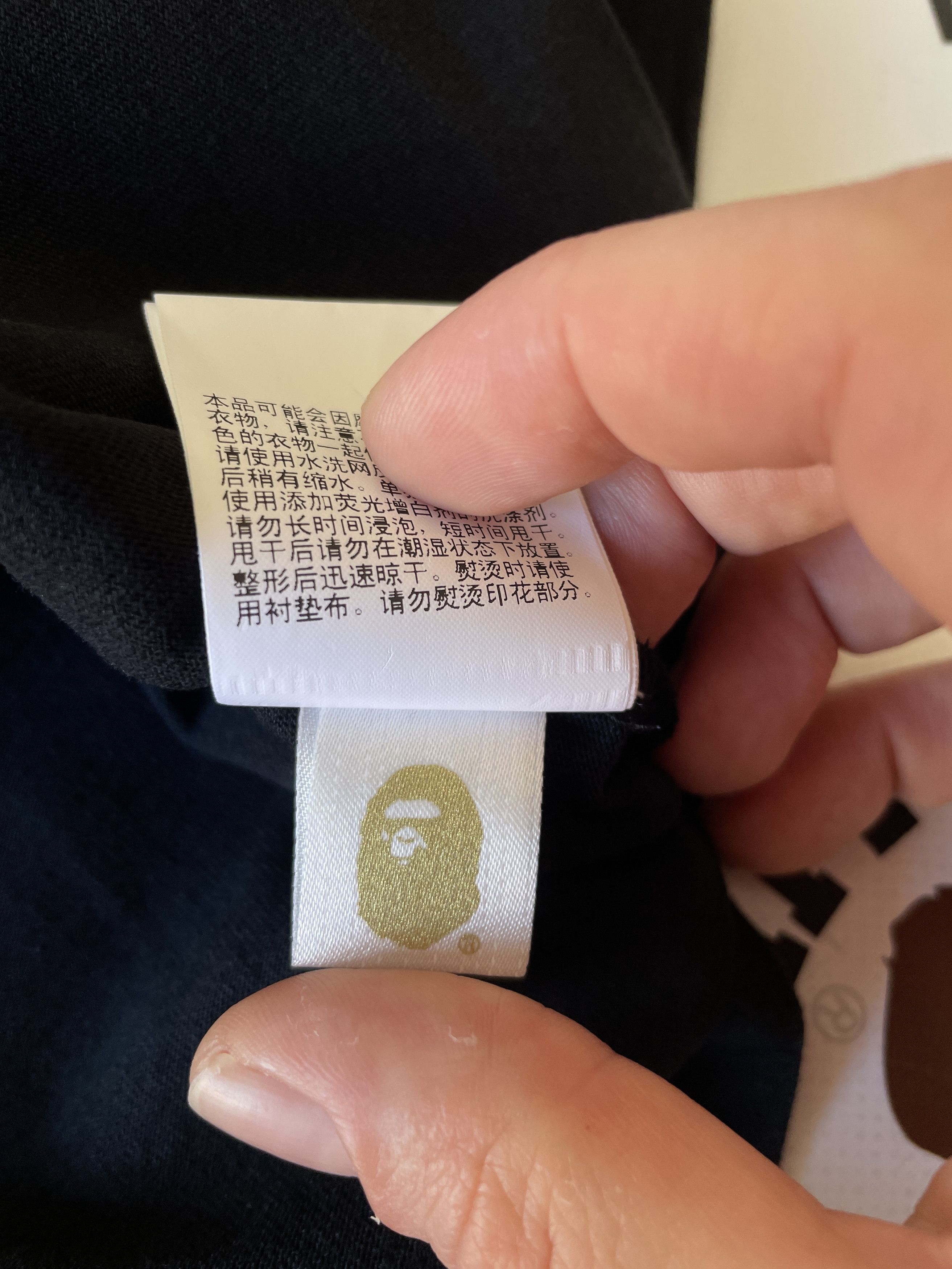 Bape × Union LA BAPE X UNION WASHED APE HEAD TEE Size US M / EU 48-50 / 2 - 10 Thumbnail