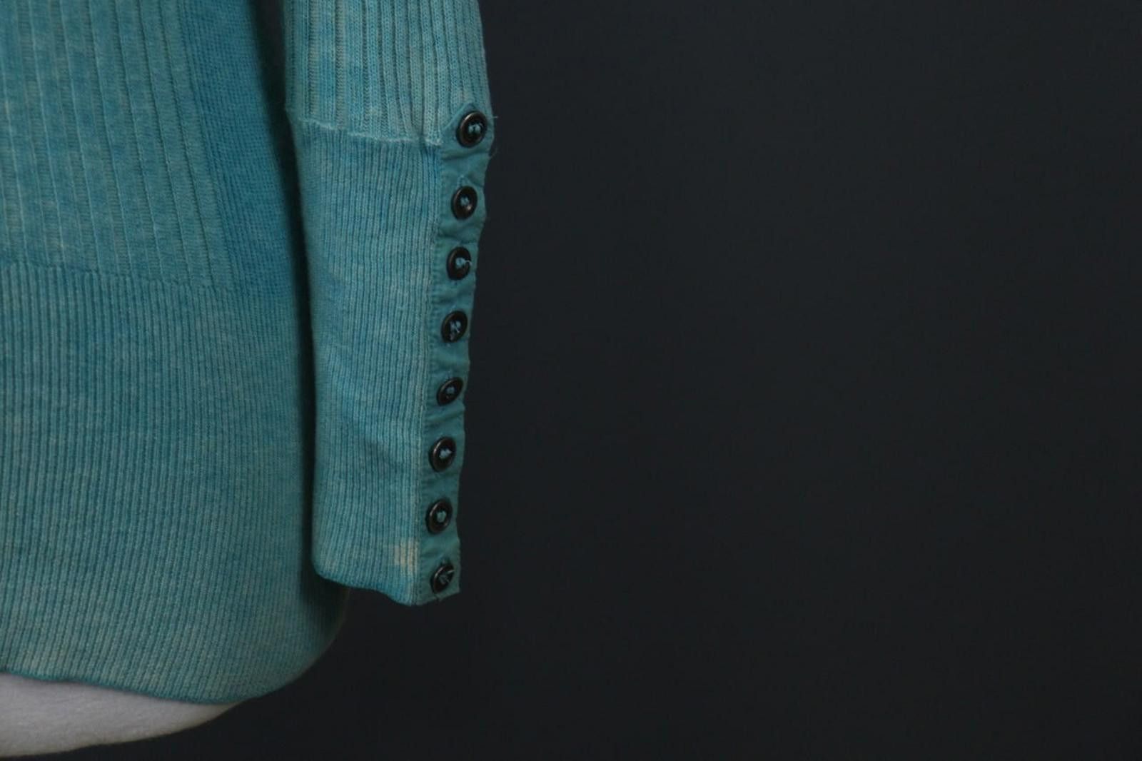 Juicy Couture Jeans Juicy Couture Blue Wool Knitted Hooded Cardigan Size S Size S / US 4 / IT 40 - 4 Thumbnail