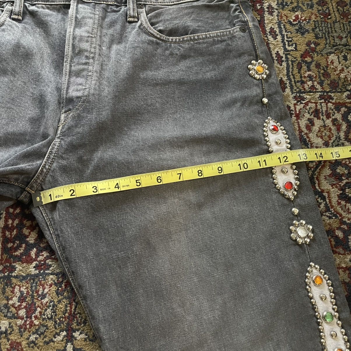 Kapital Kountry Kapital Kountry side Studs Gems Black Denim Jeans size 38 Size US 38 / EU 54 - 21 Thumbnail