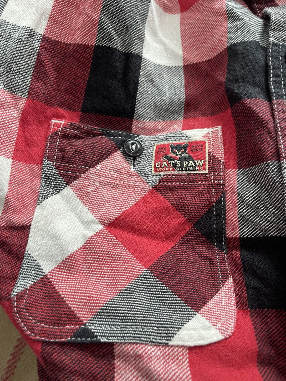 CAT'S PAW Cats Paw Work Clothing Flannel Shirt Size US L / EU 52-54 / 3 - 10 Thumbnail