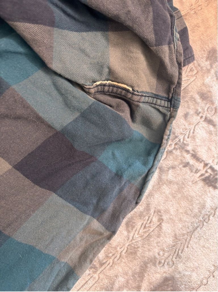 Vans Men's Vans Flannel Shirt Size L Blue Gray Plaid Size US L / EU 52-54 / 3 - 10 Thumbnail