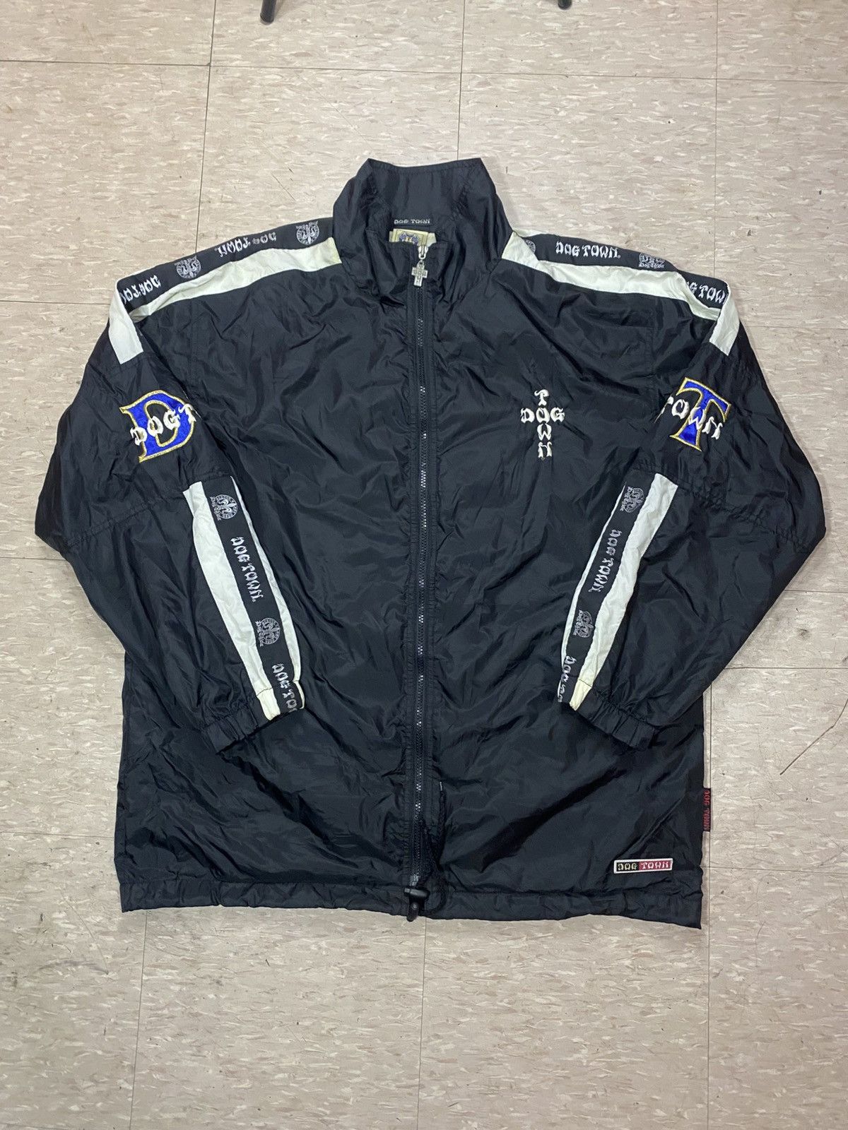 Dogtown × Vintage Vtg dog town embroidery dragon sidetape windbreaker jacket Size US XL / EU 56 / 4 - 4 Thumbnail