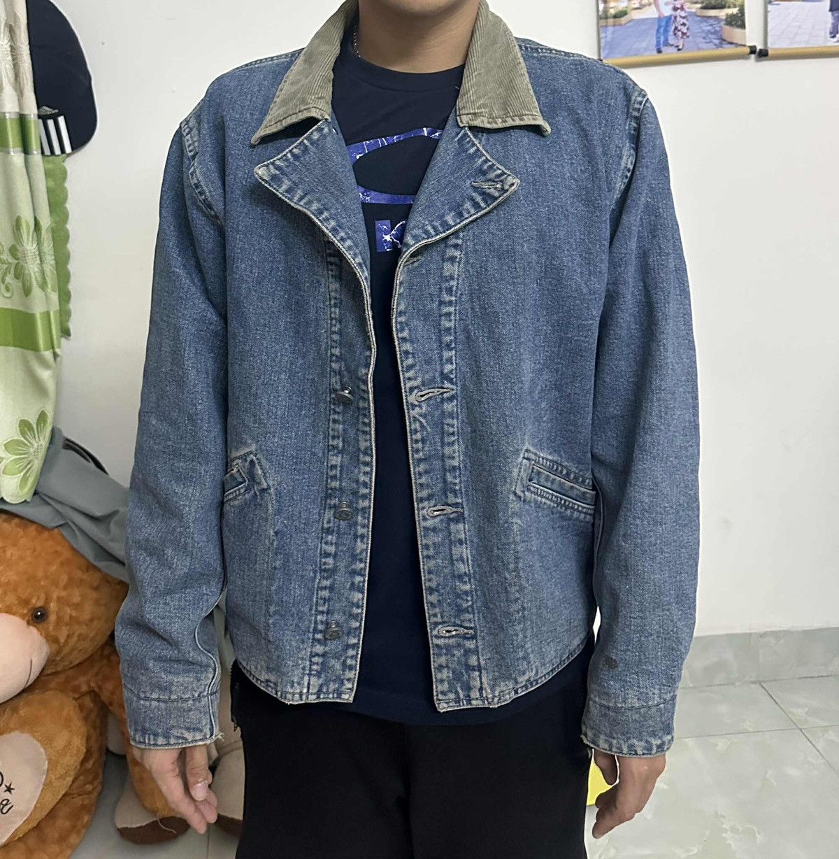 Armani Vintage 1990s Armani Jeans Jacket Size US L / EU 52-54 / 3 - 10 Thumbnail