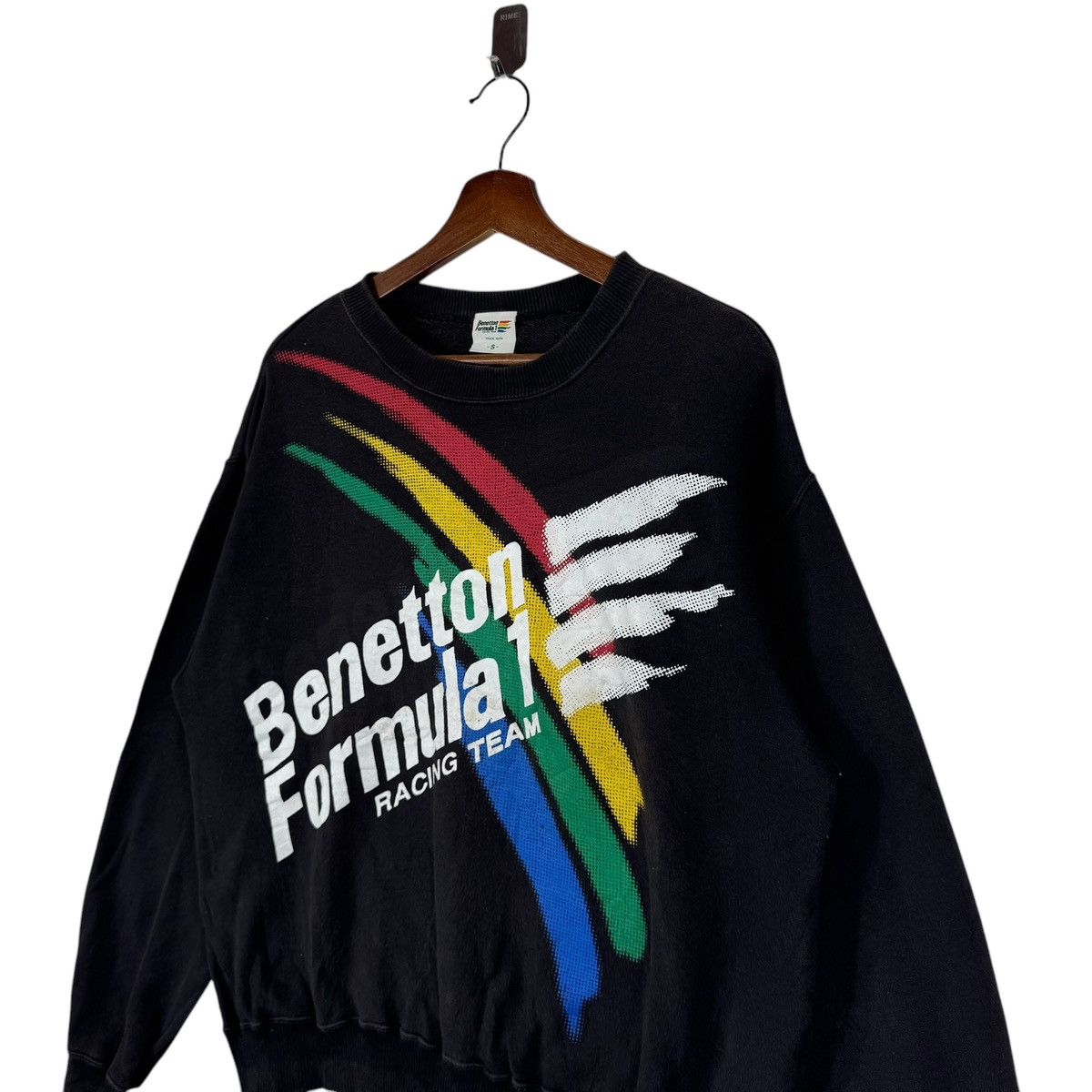 Benetton VINTAGE BENETTON FORMULA 1 RACING PULLOVER CREWNECK Size US S / EU 44-46 / 1 - 3 Thumbnail