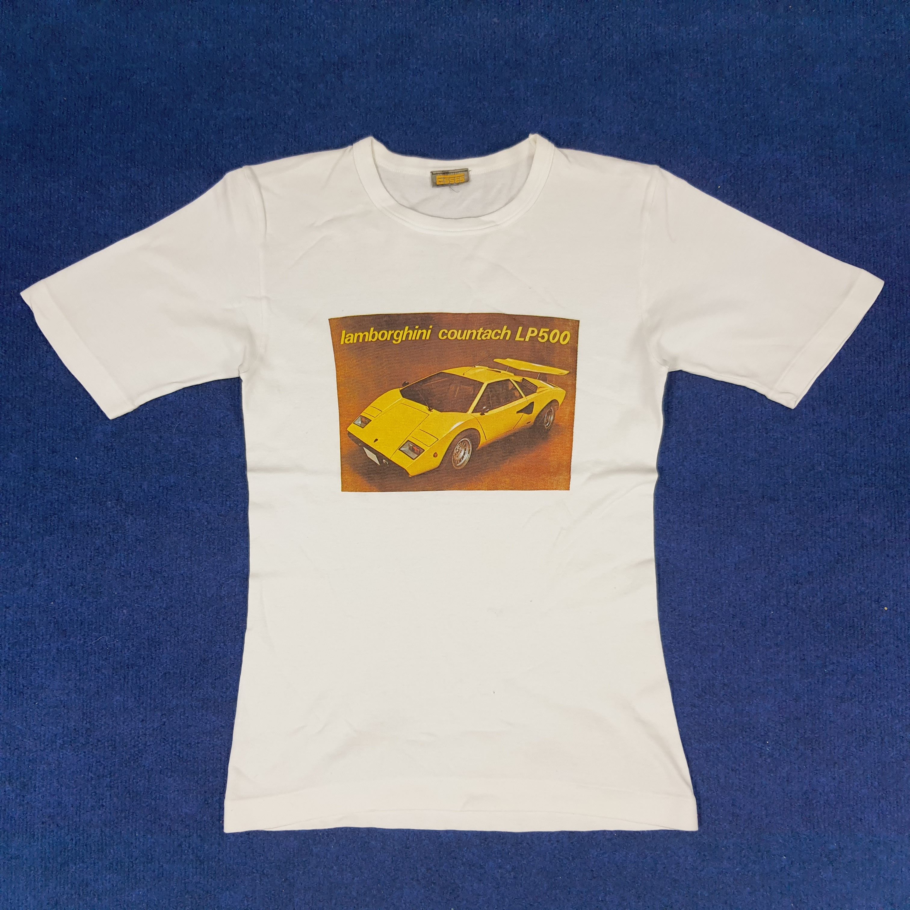 Vintage Lamborghini Countach LP500 Racing Classic Car Tshirt