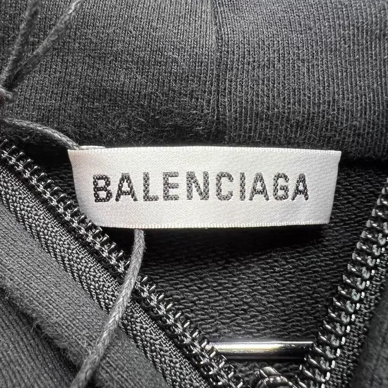 Balenciaga Balenciaga Crew Print Regular Fit Zip Hooded Jacket Size US S / EU 44-46 / 1 - 3 Thumbnail