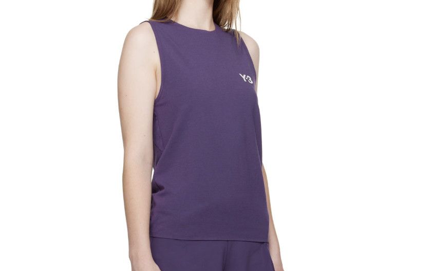 Y-3 Y-3 x Adidas JM1157 Tennis Tank Top Aurora Plum ( L ) Size L / US 10 / IT 46 - 4 Thumbnail