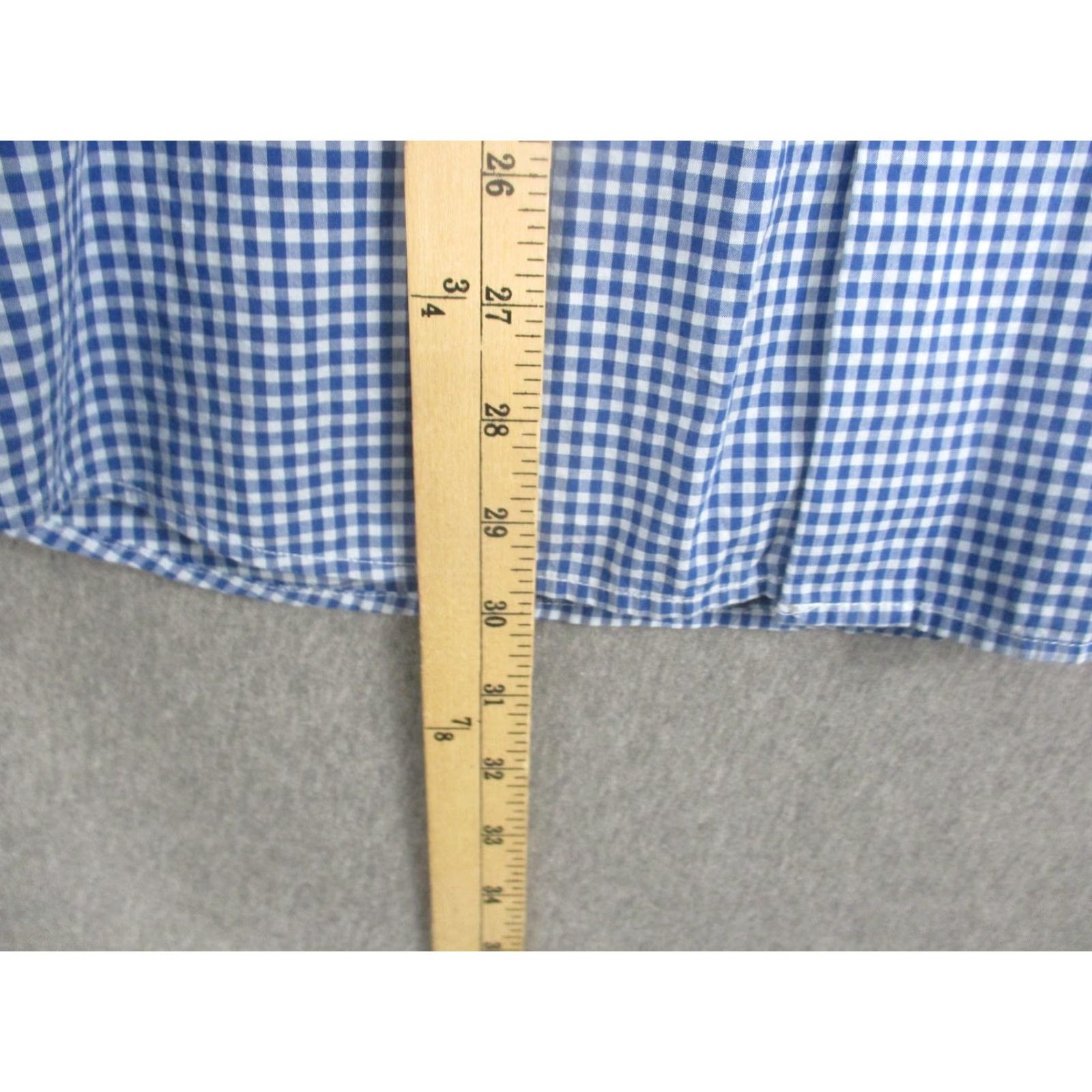 Barbour Barbour Stapleton Shirt Mens Large Blue Check Tailored Fit Button Down Cotton Shirt Size US L / EU 52-54 / 3 - 5 Thumbnail