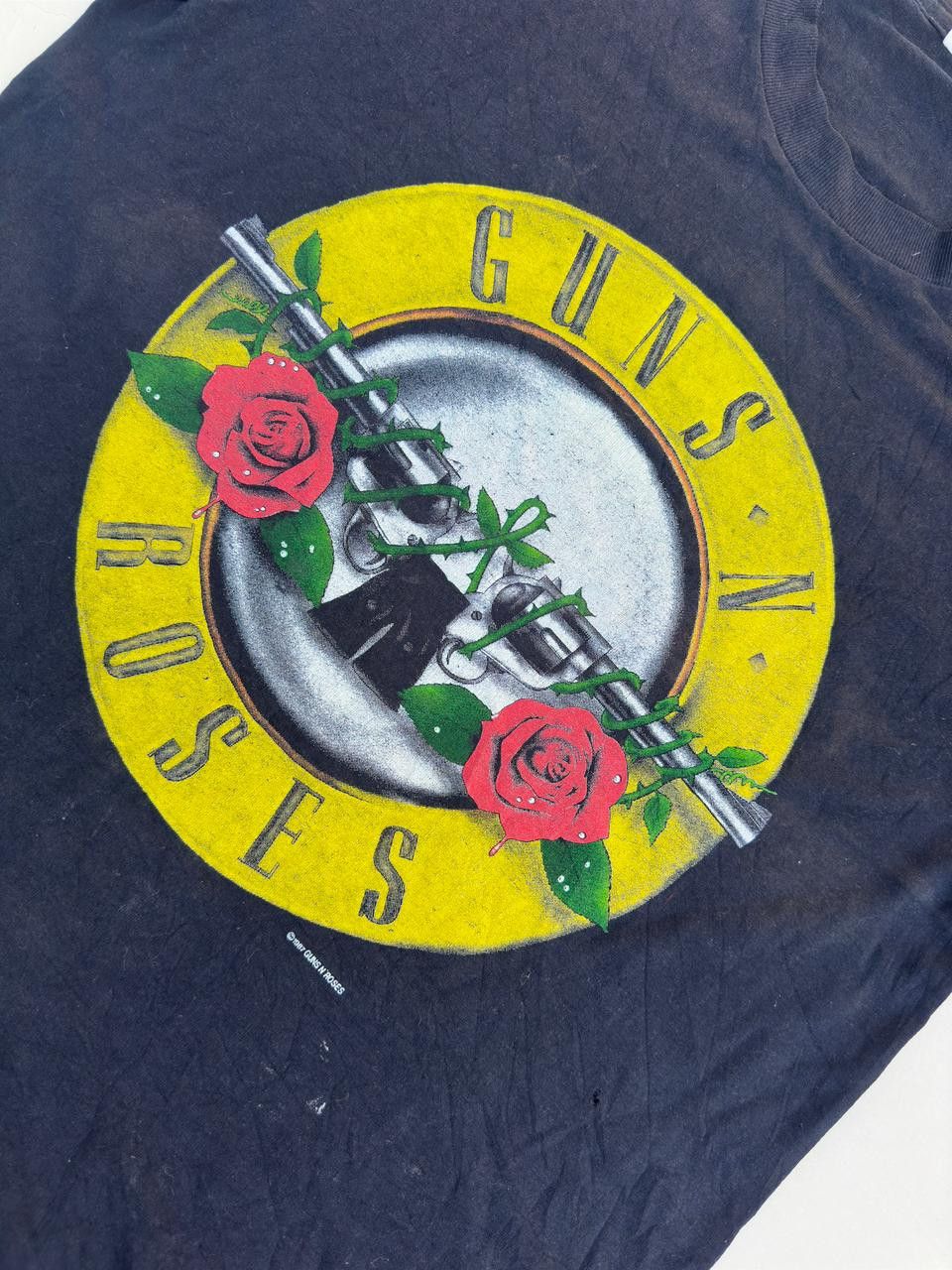 Guns N' Roses Vintage 1987 " Guns N ' Roses was here "band T shirt Size US L / EU 52-54 / 3 - 2 Thumbnail