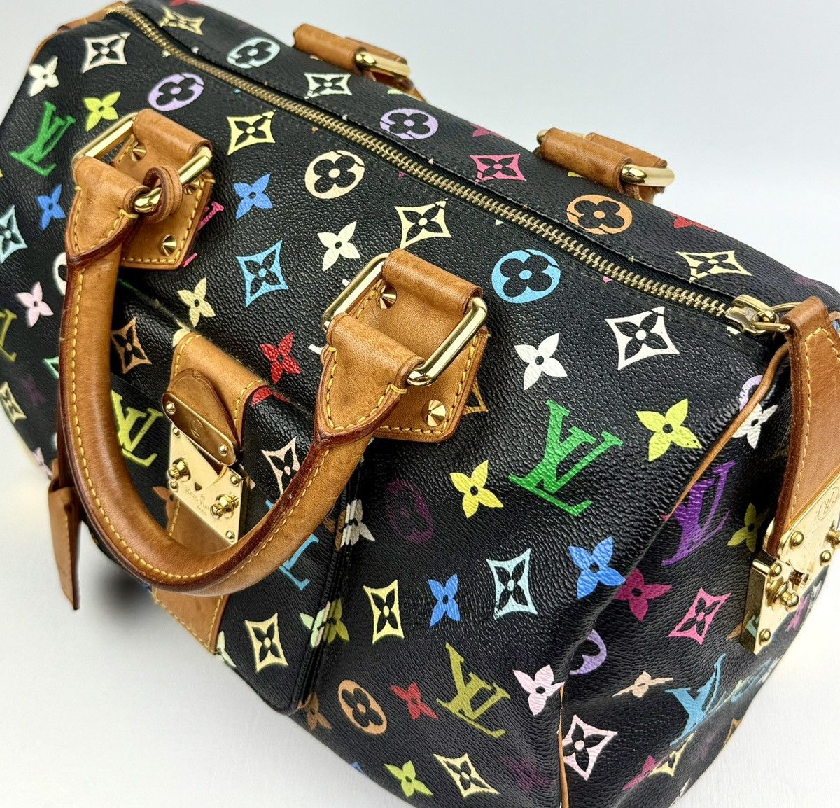 Louis Vuitton × Takashi Murakami Louis Vuitton - Murakami - 2003 - Multicolor - Speedy 30 Size ONE SIZE - 6 Thumbnail