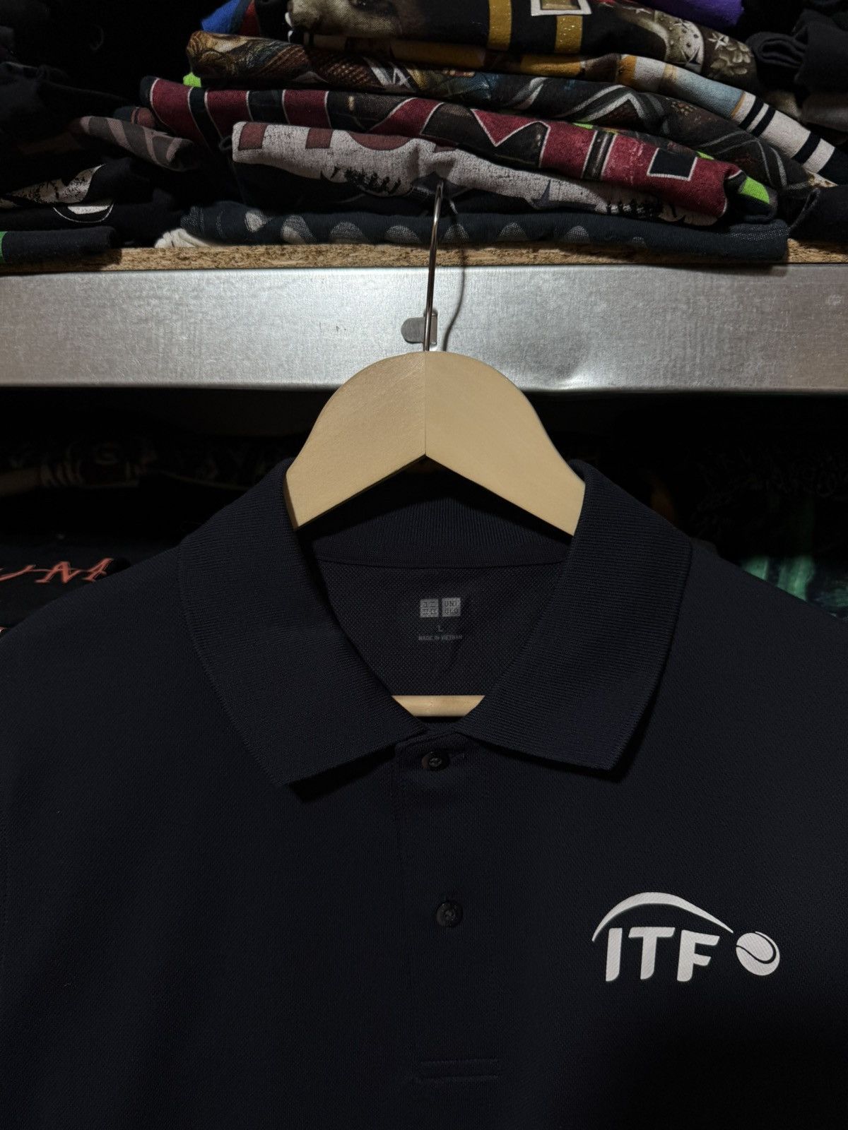 Uniqlo Rare Uniqlo Wheelchair Tennis Tour ITF Polo Shirt Size US L / EU 52-54 / 3 - 5 Thumbnail