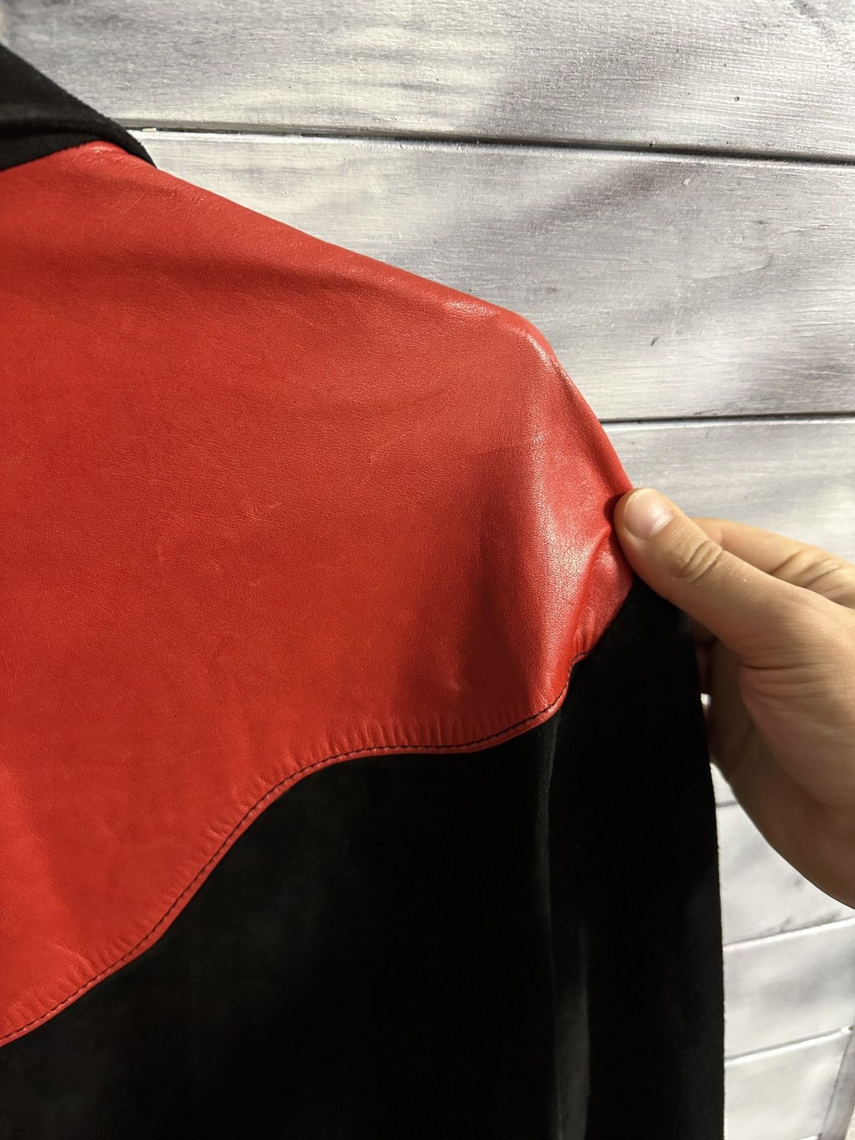 Other Oshwahkon 500 Broadway NYC Vintage Leather Western Jacket 70 Size US L / EU 52-54 / 3 - 12 Thumbnail