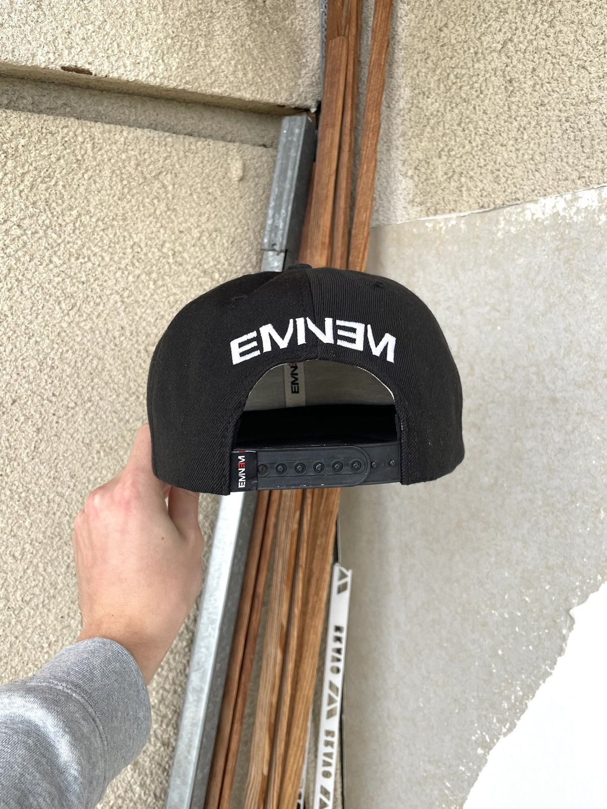 Eminem Vintage Y2K Eminem Flag Logo Rap Hip Hop Hat Cap Snapback Size ONE SIZE - 2 Thumbnail