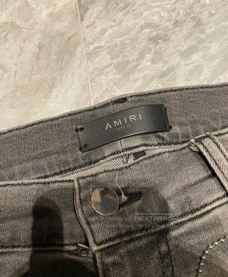 Amiri Amiri Size 33 Suede destroys jeans Size US 33 - 2 Thumbnail