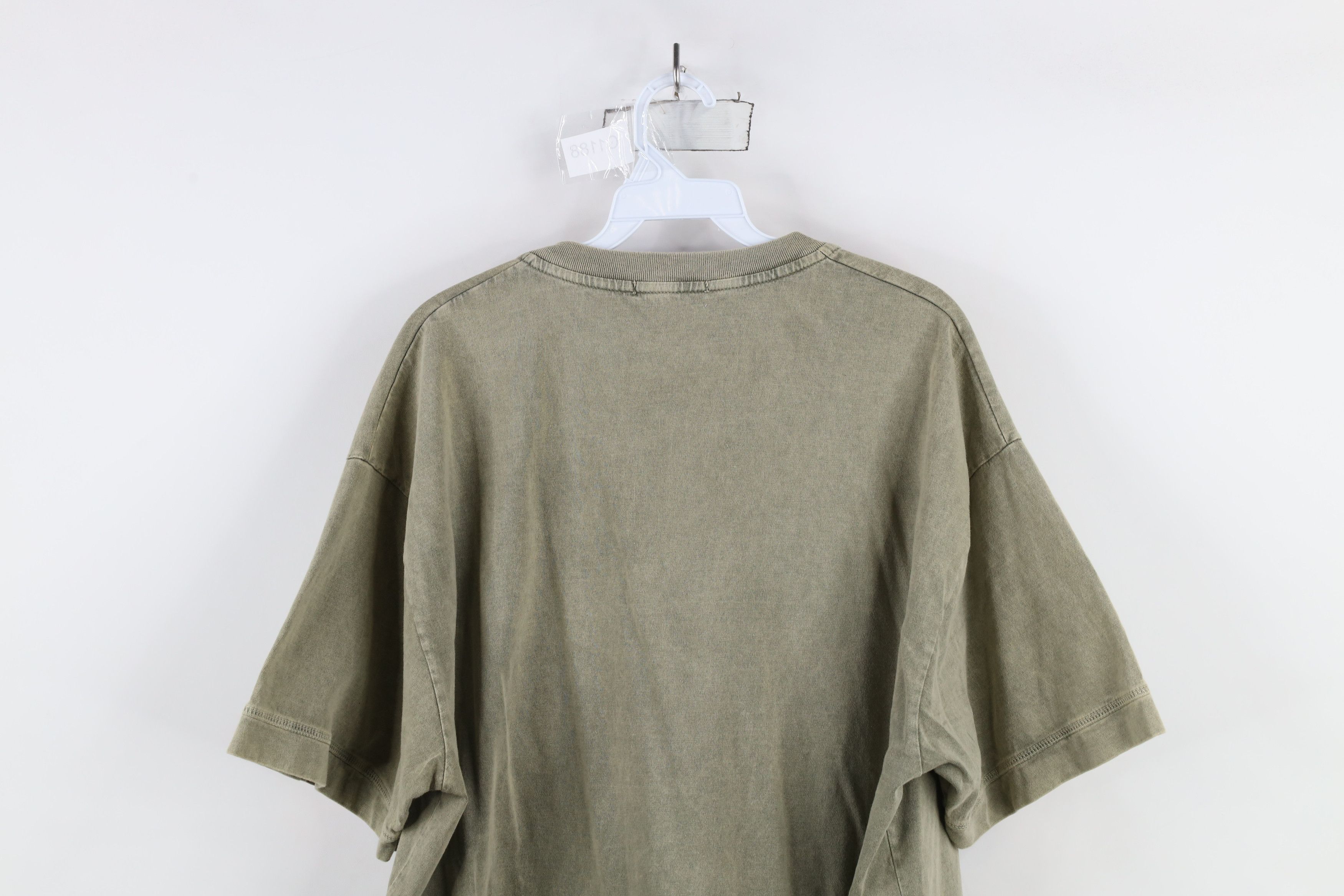 Vintage Vintage 90s Streetwear Wash Spartan Helmet Henley T-Shirt Size US XXL / EU 58 / 5 - 11 Thumbnail