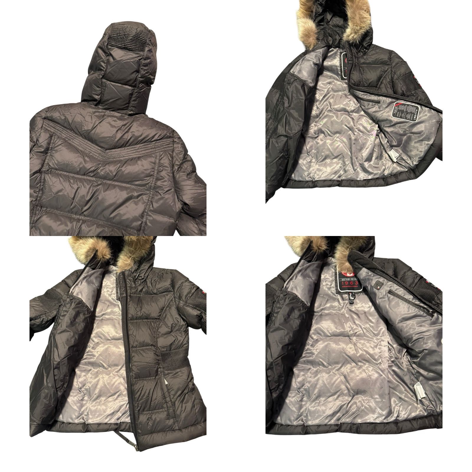 Pajar Pajar Canada Women’s Down Parka Quilted Jacket Black Real Fur Trim Hood Small Coat Jacket Parka Women’s Down Black Fur Trim Hood Small Size S / US 4 / IT 40 - 9 Thumbnail