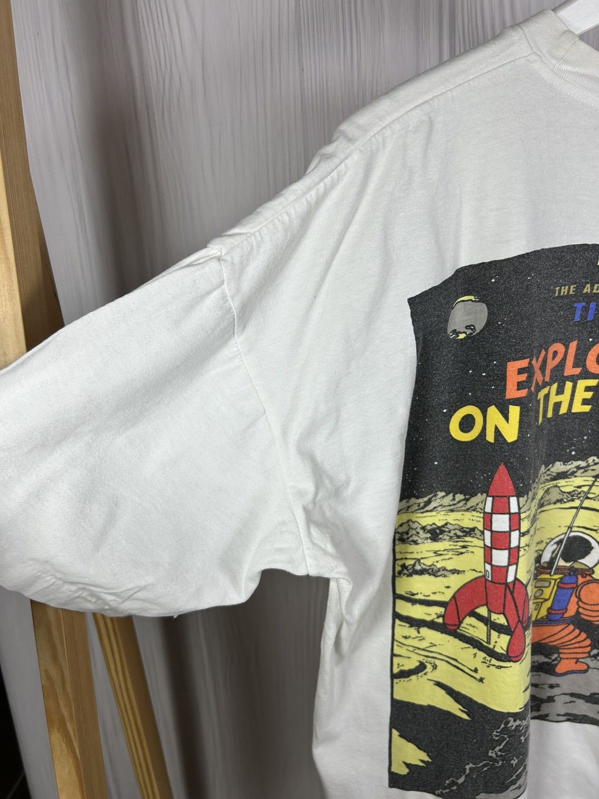 Vintage Vintage The Adventures Of Tintin Explorers On The Moon Sz XL Size US XL / EU 56 / 4 - 7 Thumbnail