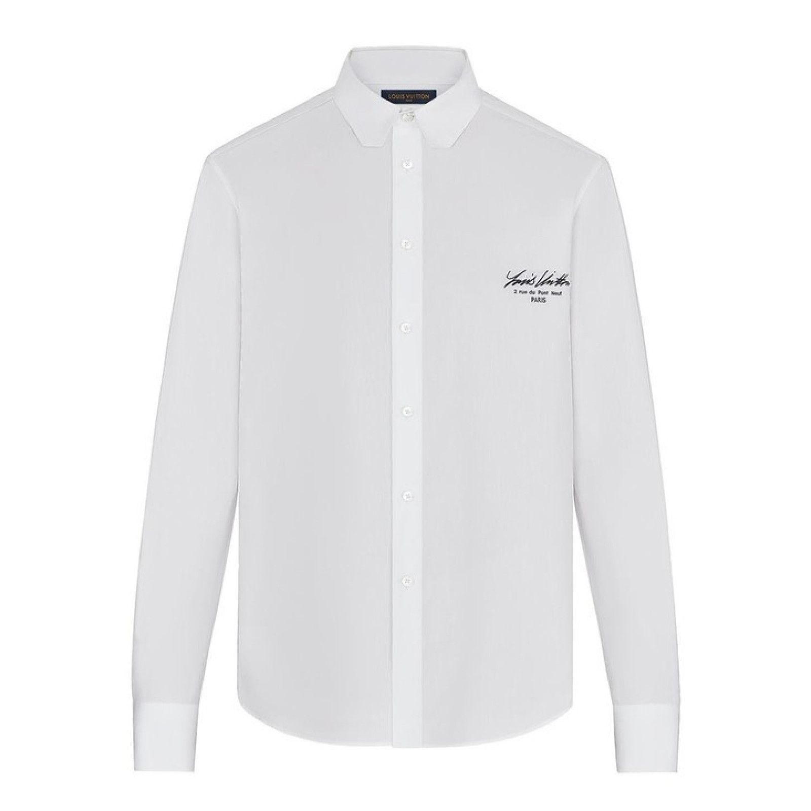 Louis Vuitton Louis Vuitton LVSE Regular White Long Sleeve DNA Collar Size US M / EU 48-50 / 2 - 1 Thumbnail