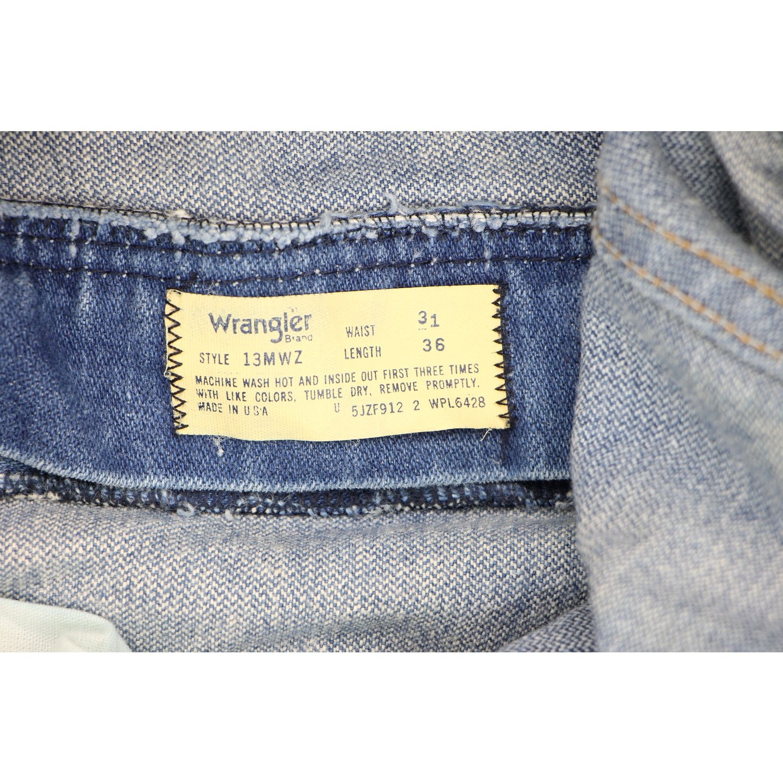 Wrangler Vintage High Waist Denim Jeans 28 Boho Rocker Size US 28 / EU 44 - 3 Thumbnail