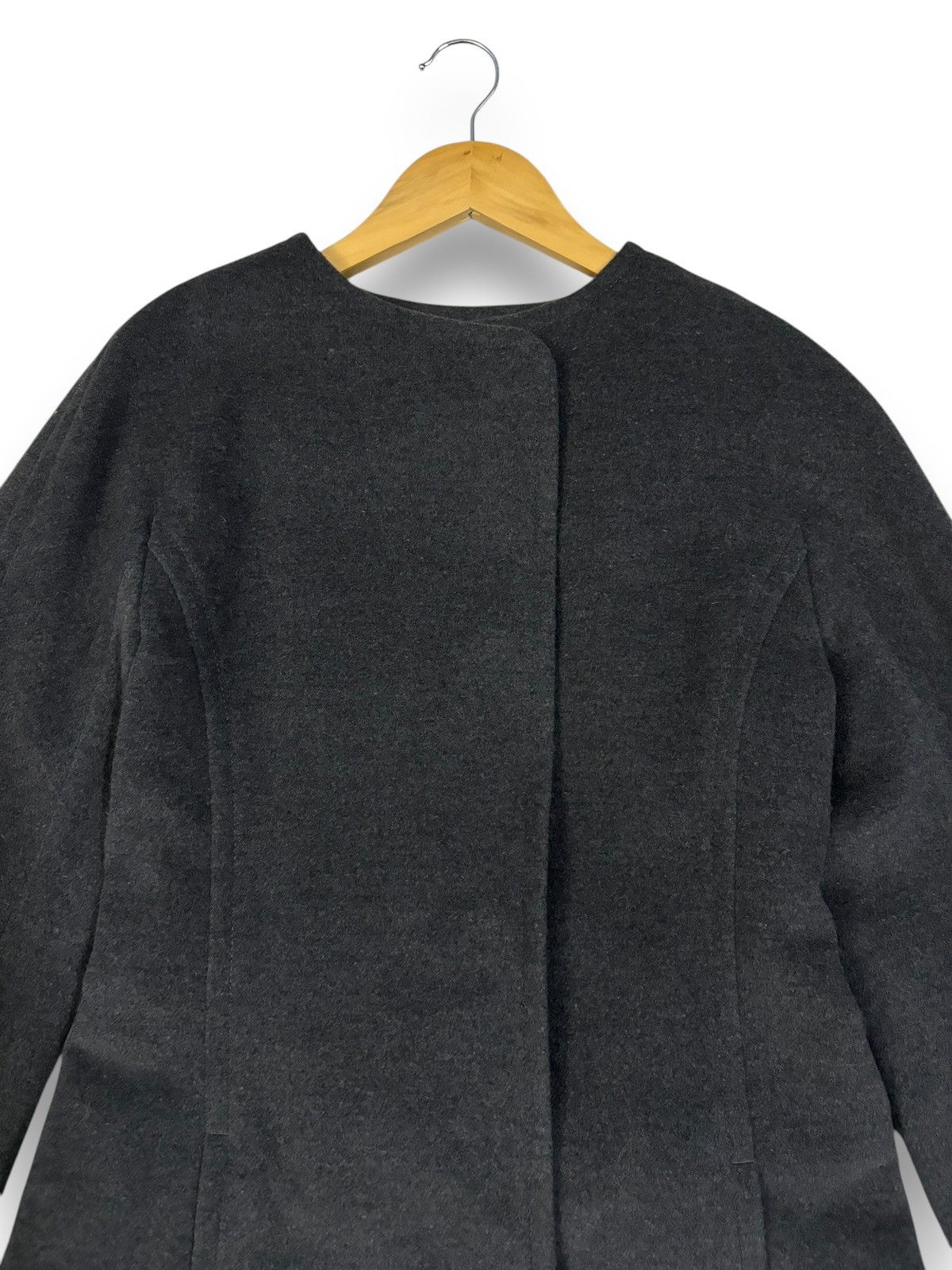 Hiroko Koshino Homme Hiroko BIS Wool Blend Overcoat by Designer Hiroko Koshino Size M / US 6-8 / IT 42-44 - 4 Thumbnail