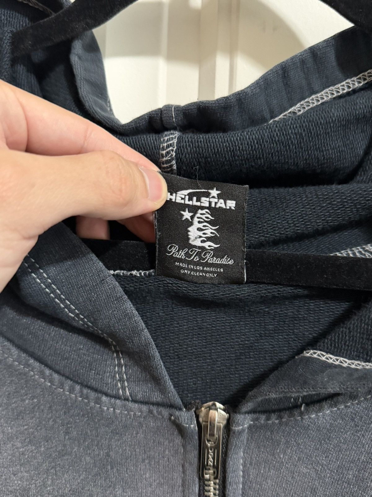 HELLSTAR Hellstar Cropped Zip Up Size US L / EU 52-54 / 3 - 6 Thumbnail