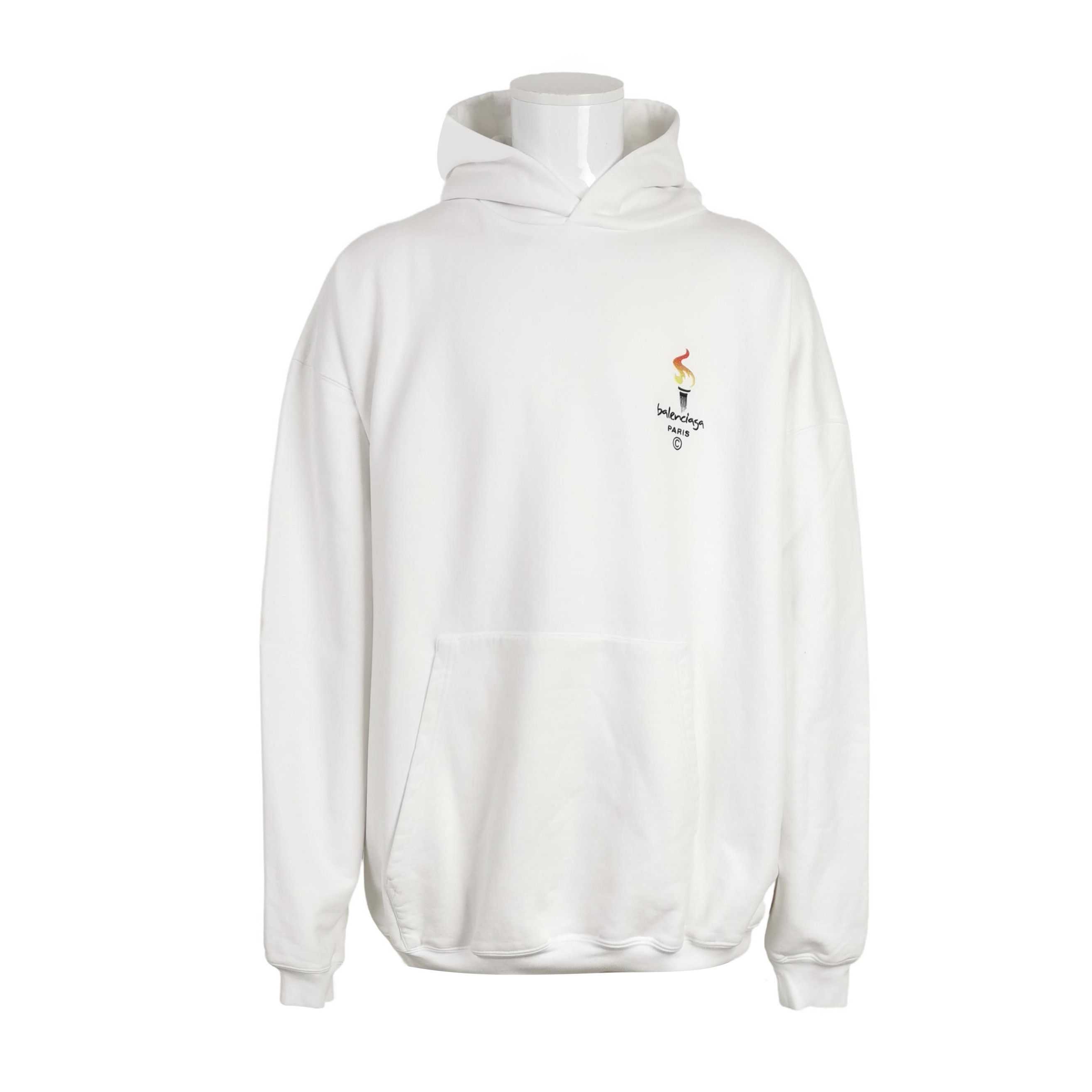 Balenciaga XS Cotton Logo Hoodie