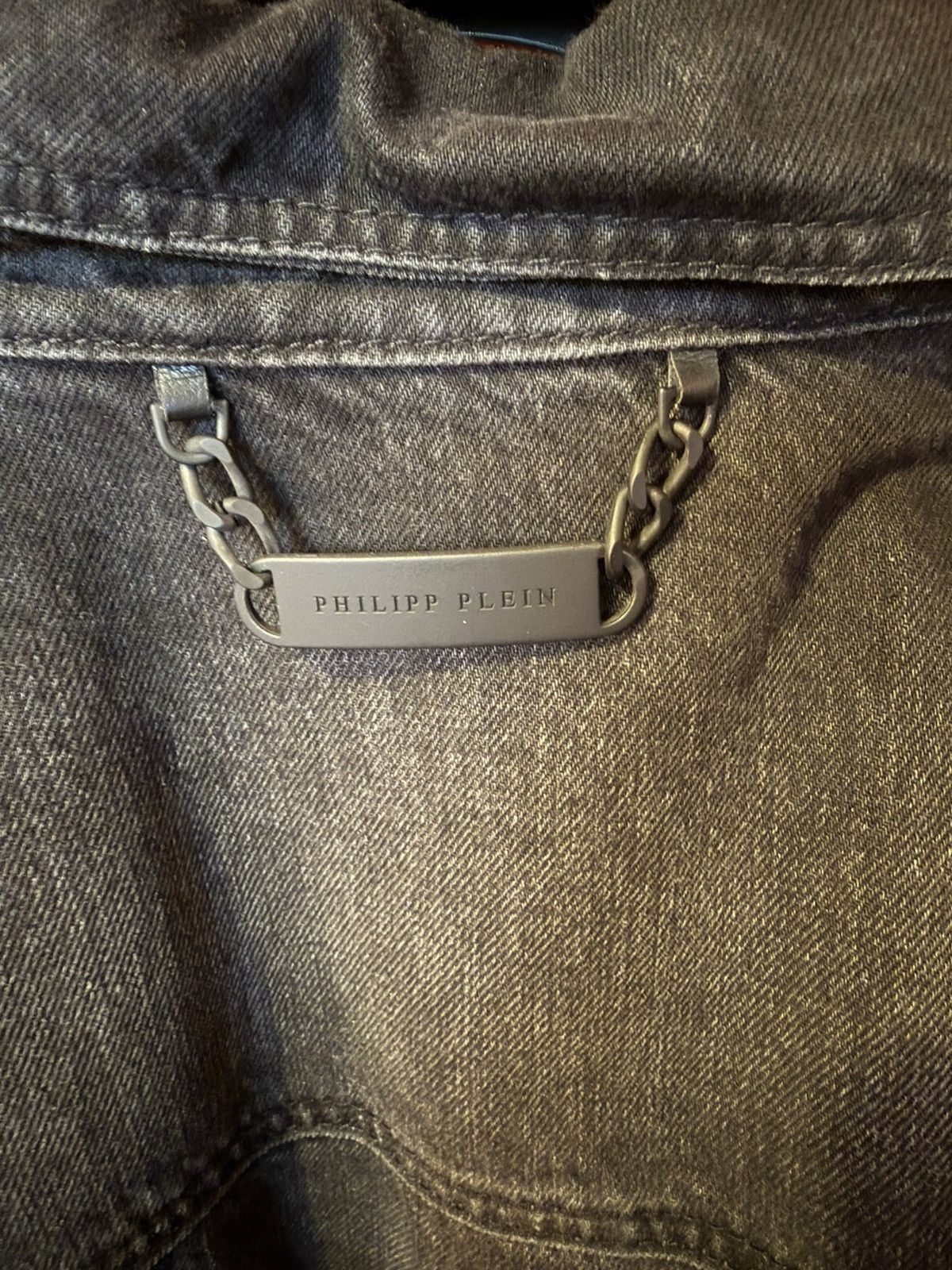 Philipp Plein Philipp Plein Luxury Leather Jacket – Excellent Size US L / EU 52-54 / 3 - 5 Thumbnail