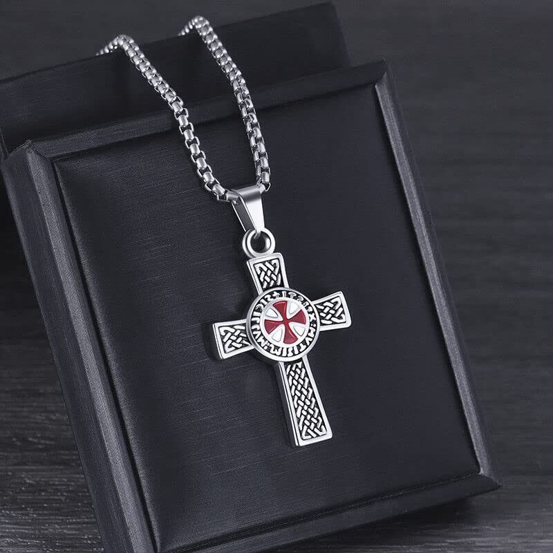 Jewelry Cross Gothic Punk Rock Style Chain Necklace Size ONE SIZE - 1 Thumbnail