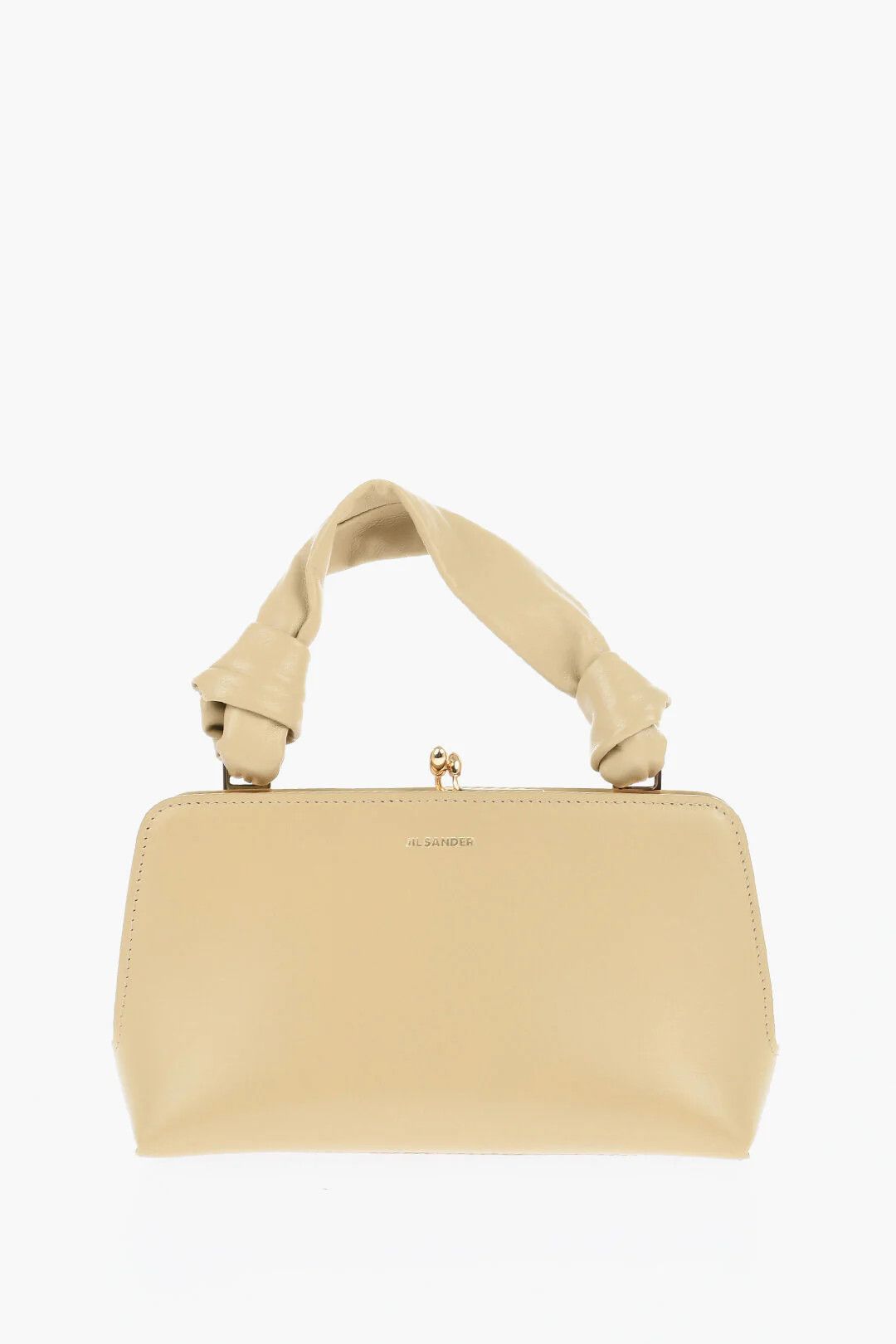 Jil Sander og1mm0626 Size: OS / Mini Leather Handbag in Yellow Size ONE SIZE - 1 Thumbnail