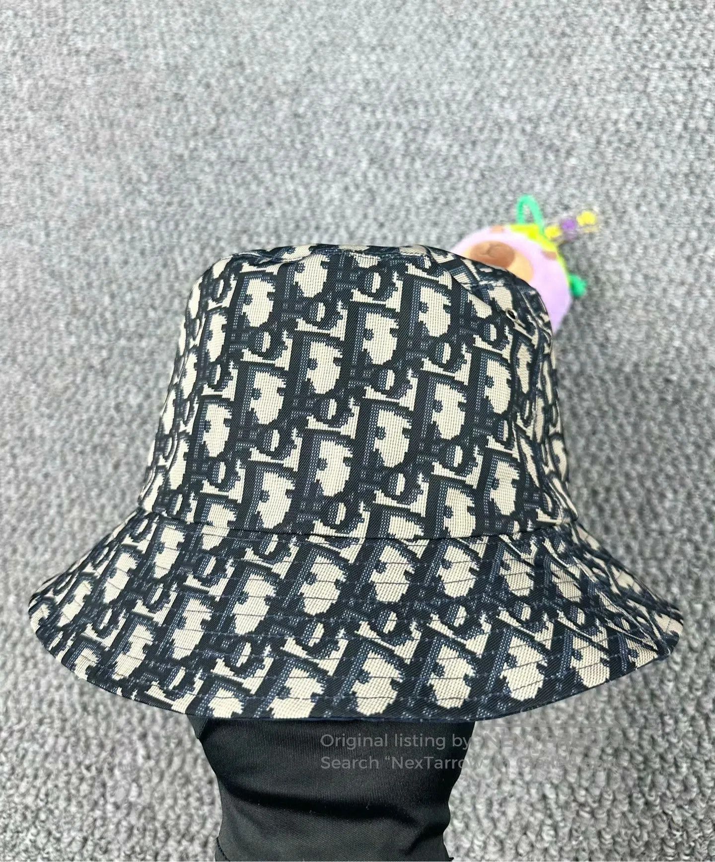 Dior Dior size 57 Double-sided Full Print Monogram Logo Fisherm Size ONE SIZE - 2 Thumbnail