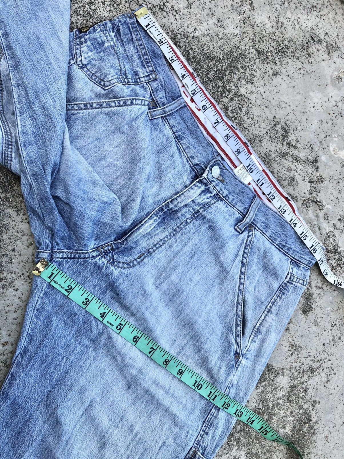 Armani × Giorgio Armani VINTAGE RECONSTRUCTED ARMANI JEANS Size US 34 / EU 50 - 12 Thumbnail