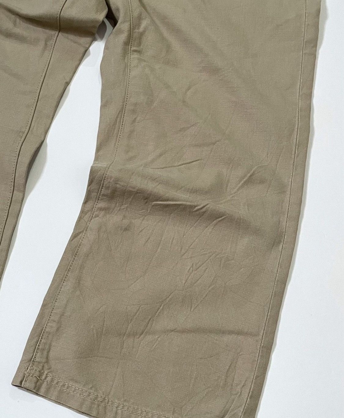 Comme des Garcons Tricot cdg AD2002 classic straight cream trousers Size US 30 / EU 46 - 4 Thumbnail