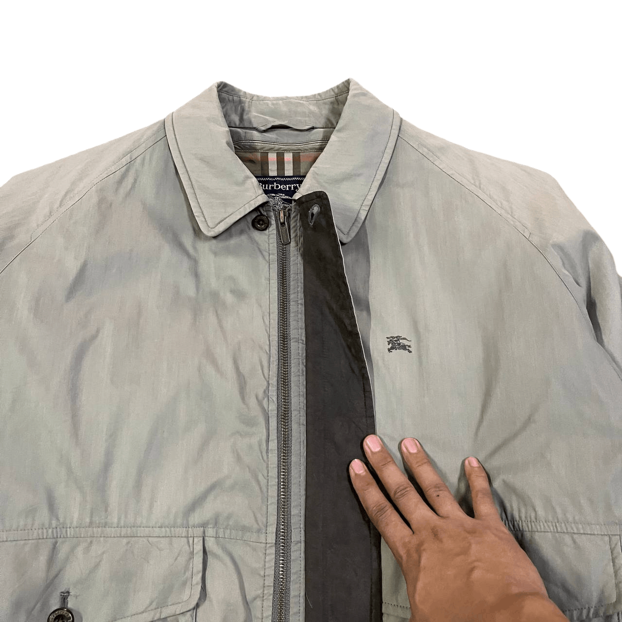 Burberry Vintage Burberry Nova Check Bomber Jacket Size US L / EU 52-54 / 3 - 9 Thumbnail
