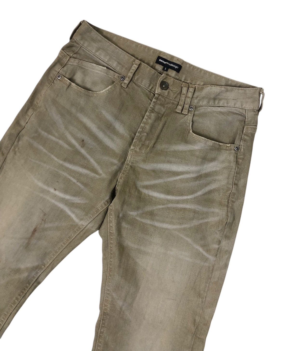 semanticdesign Semantic Design Rusty Washed Pants Size US 29 - 5 Thumbnail