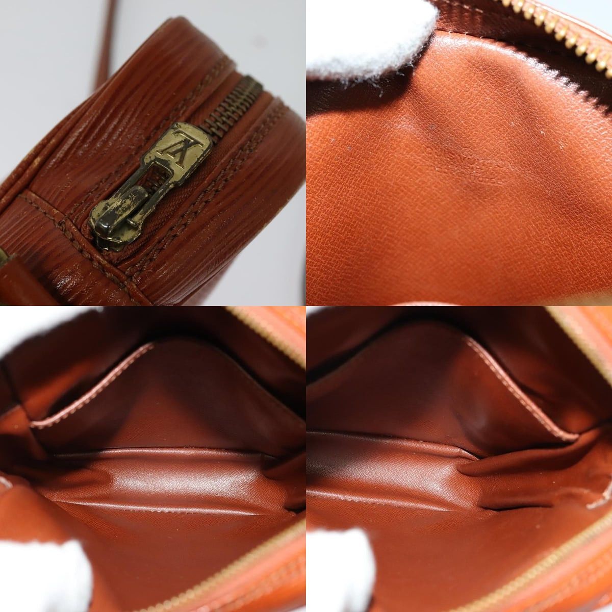 Louis Vuitton LOUIS VUITTON Epi Danube Shoulder Bag Brown M51694 Size ONE SIZE - 11 Thumbnail