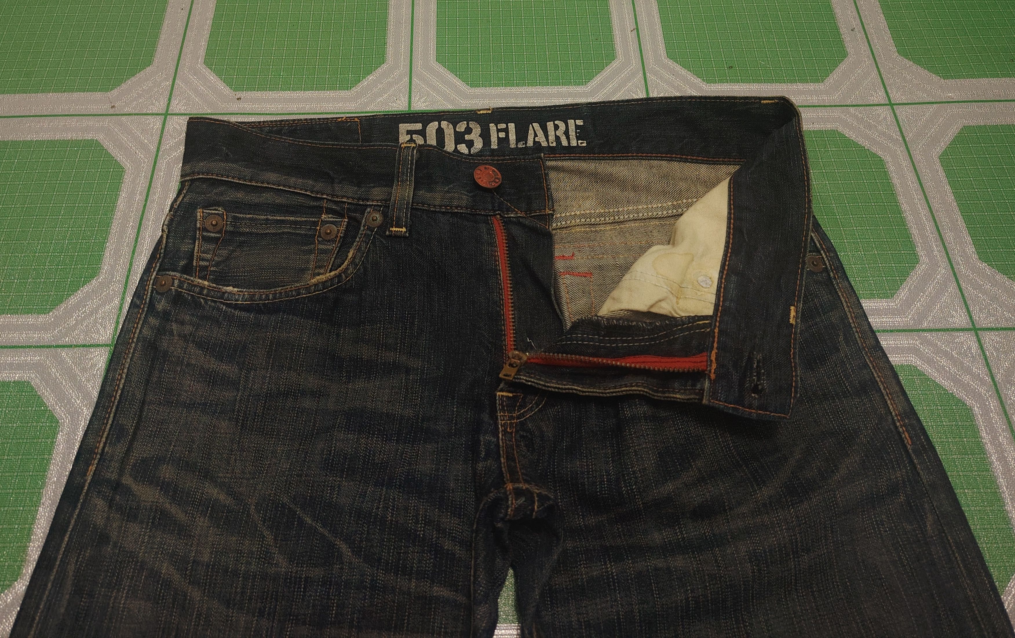 Edwin Japanese Edwin 503 FLARE Jeans Distressed Jeans Size US 32 / EU 48 - 6 Thumbnail