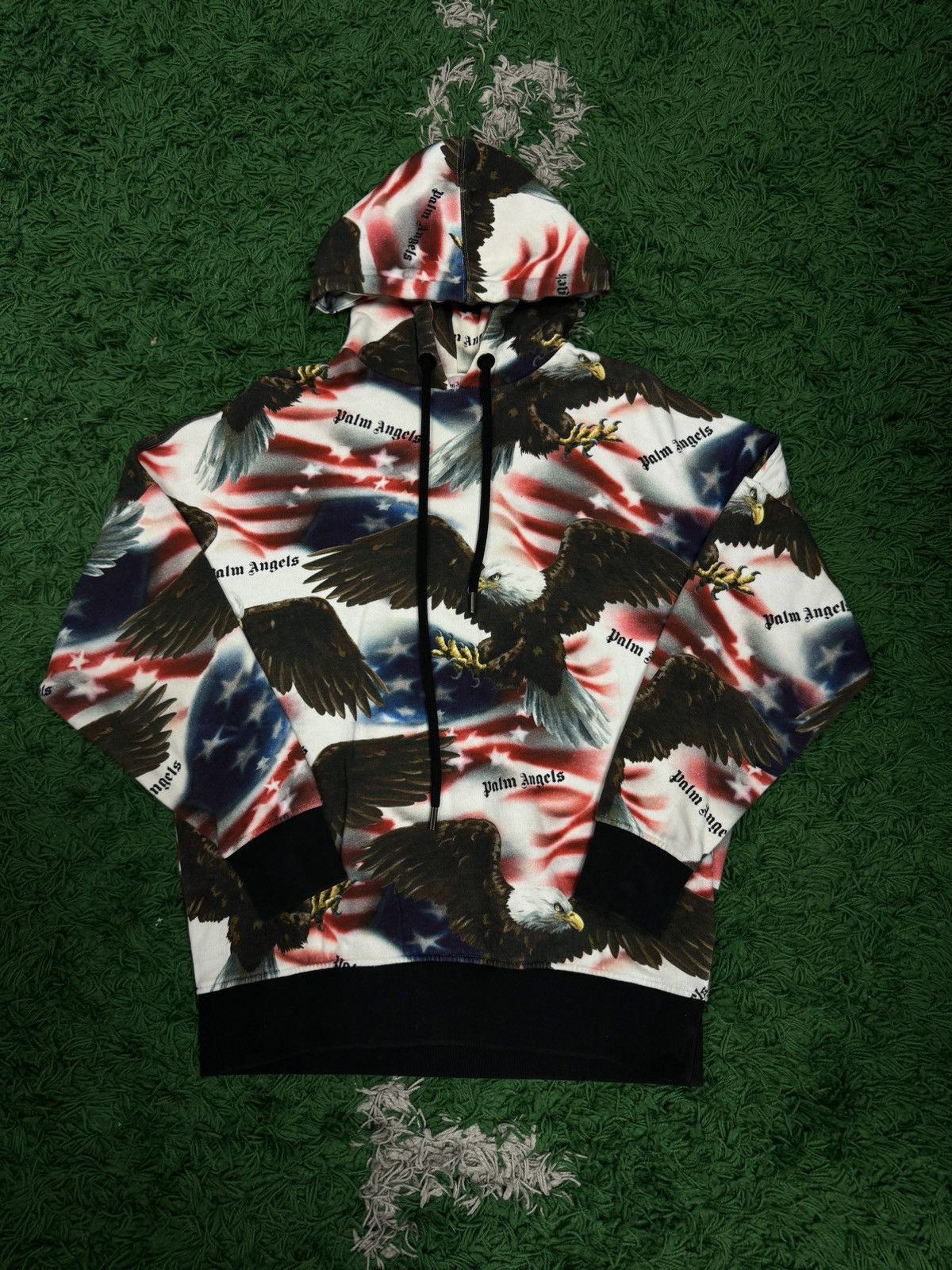 Palm Angels Palm Angels USA Hoodie S Size US S / EU 44-46 / 1 - 1 Thumbnail