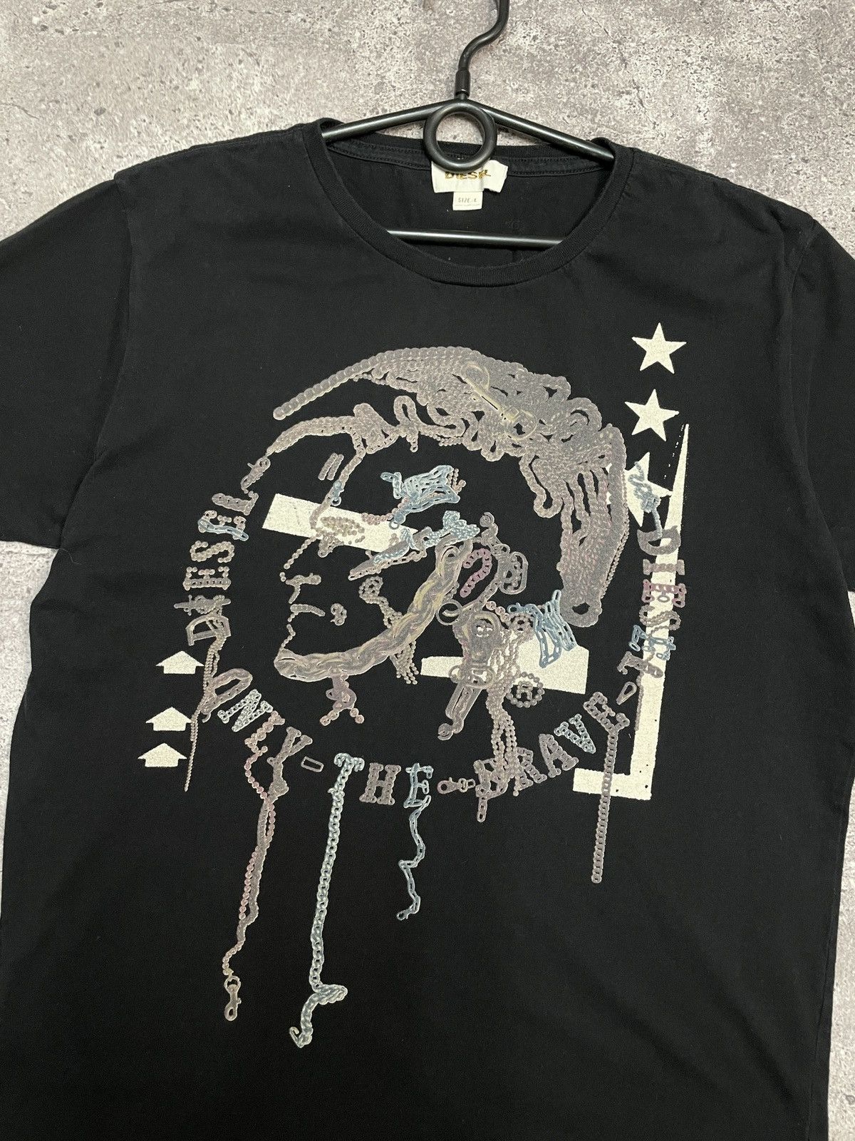 Diesel Vintage Diesel T-Shirt Avantgarde Style Big Logo Tee Size US M / EU 48-50 / 2 - 4 Thumbnail