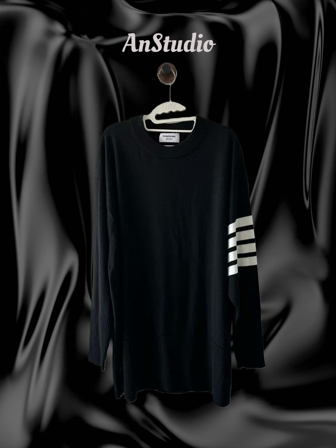 Thom Browne Thom Browne 4-Bar Fine Knit Wool Jumper Size US M / EU 48-50 / 2 - 1 Thumbnail