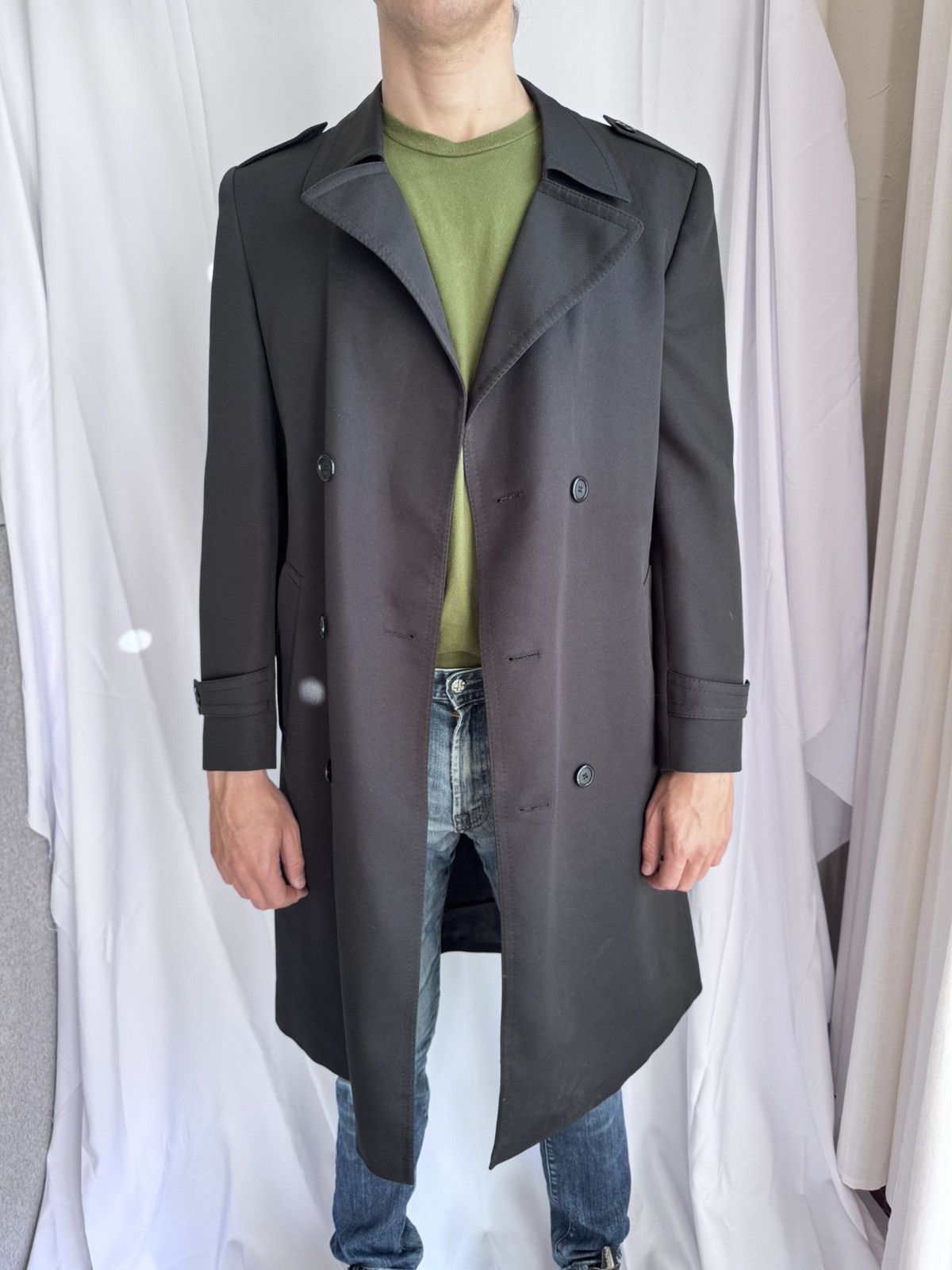 Vintage Structured Top Trench Coat Size US M / EU 48-50 / 2 - 1 Thumbnail