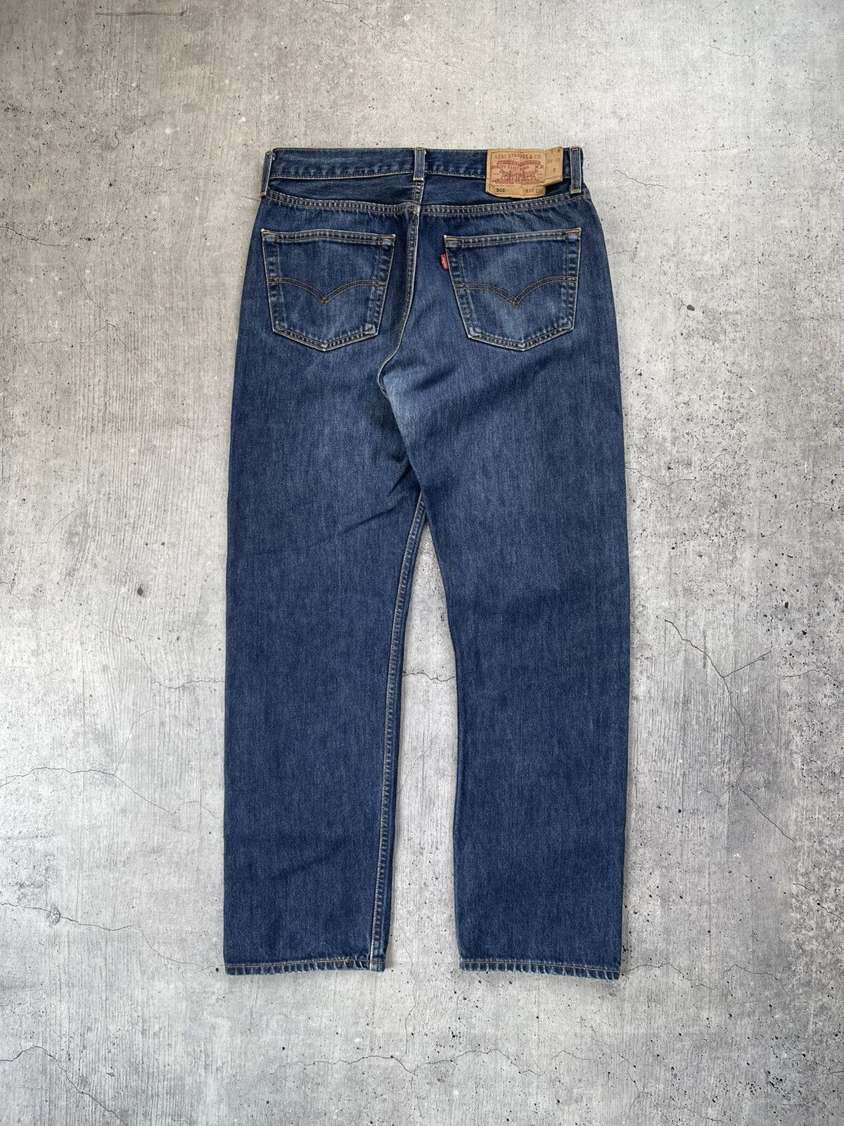 Jean × Levi's × Vintage Jeans LEVIS 501 Vintage Wash Blue Denim 90s Size US 33 - 1 Thumbnail