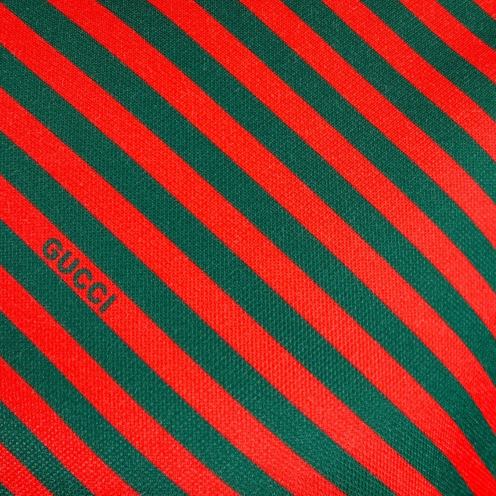 Gucci M Red Green Stretch Polyester Cotton Technical Jersey Jacket Size US M / EU 48-50 / 2 - 2 Thumbnail